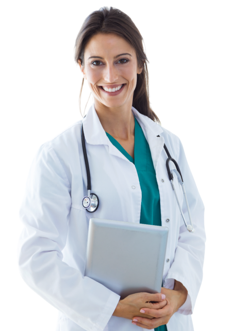 Beautiful-young-female-doctor-looking-camera-office-Photoroom 1