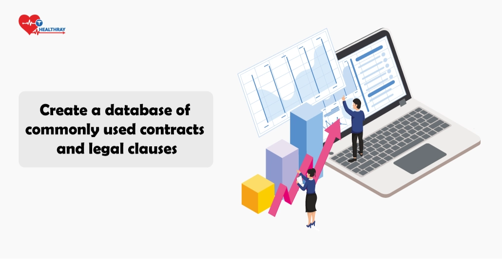 Create a database of commonly used contracts and legal clauses