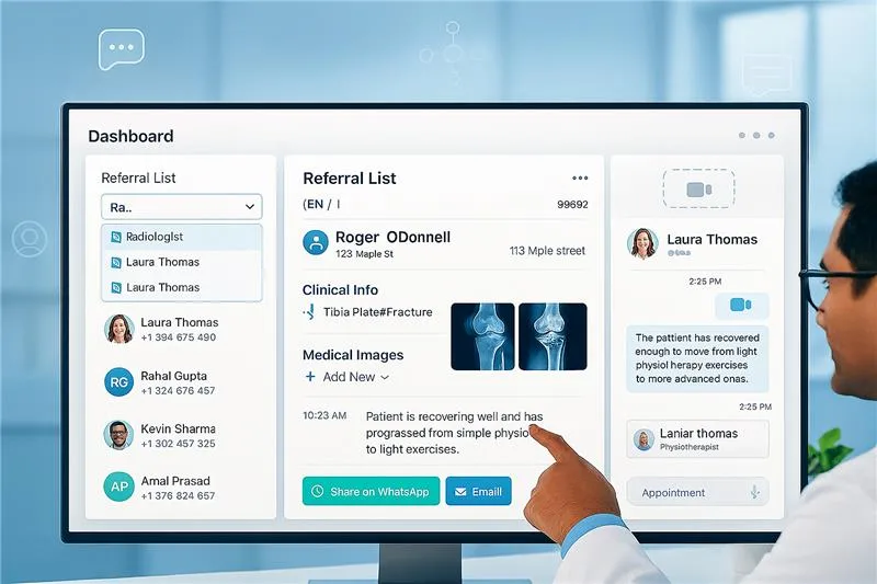 Anytime Connected With Physiotherapists, Labs, And Radiologists