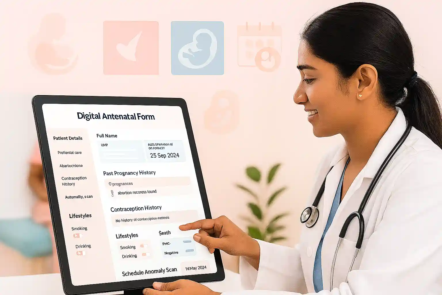 Electronic Antenatal Form For Improving Maternity Care
