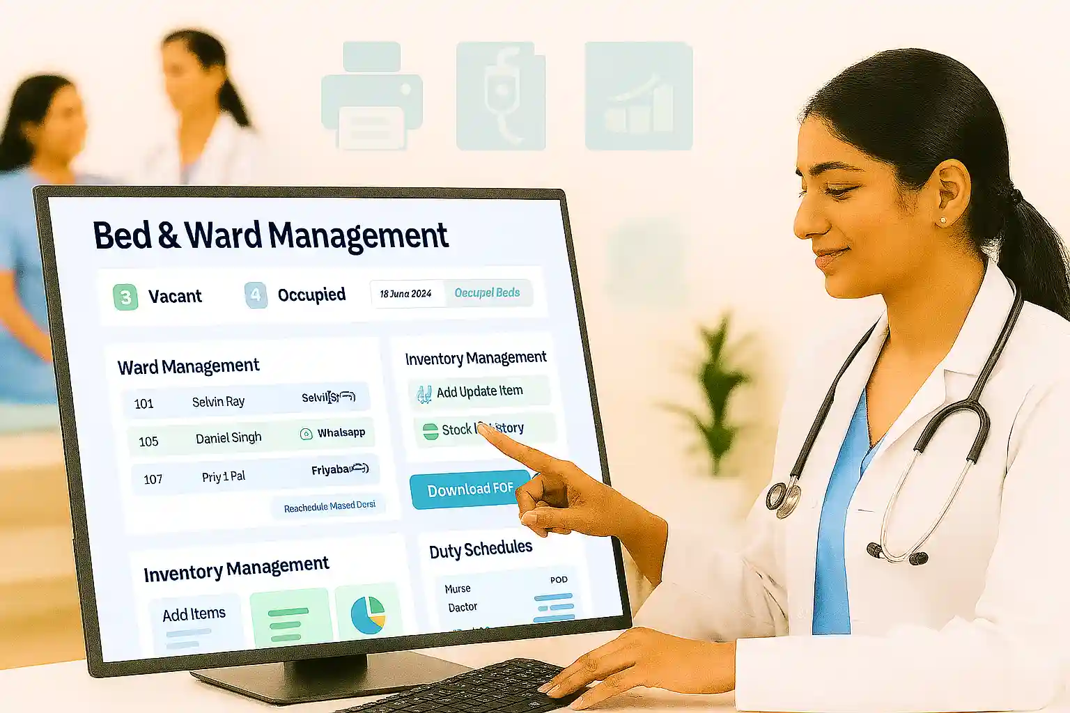 Inventory, Bed, And Ward Management