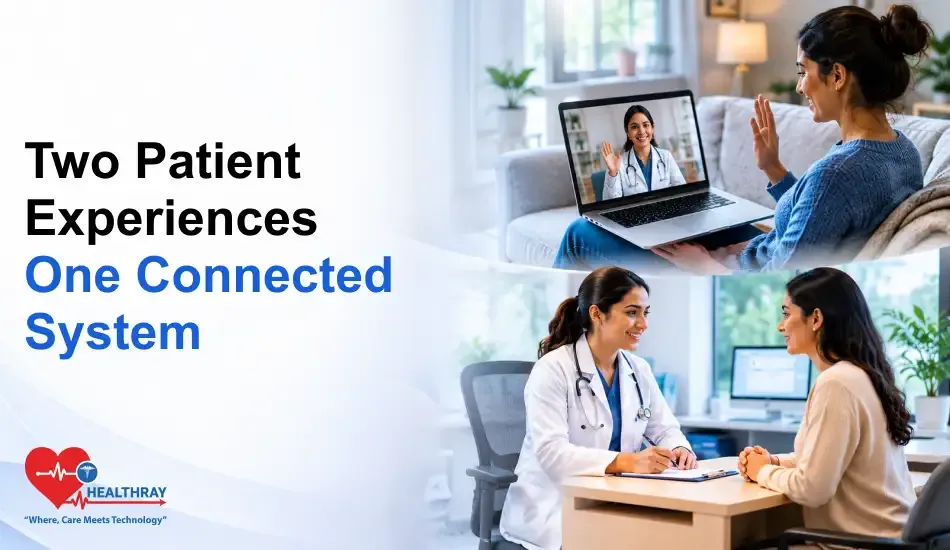 Two Patient Experiences One Connected System-Healthray