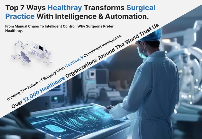 Top 7 Ways Healthray Transforms Surgical Practice With Intelligence & Automation.