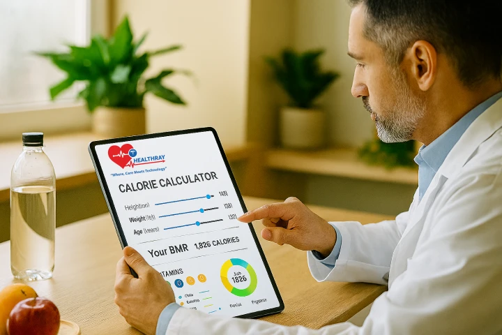 Calorie Calculator, Tracking Progress - Healthray