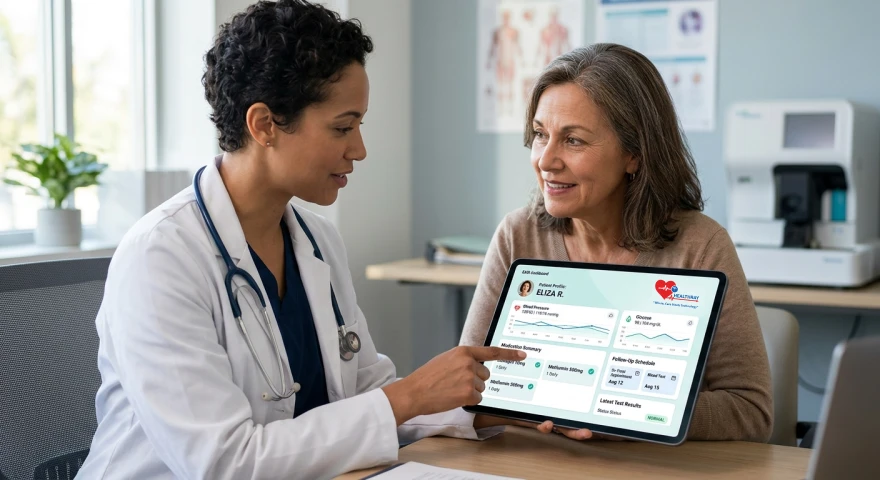 Patients Who See, Stay Internal Medicine Emr - Healthray