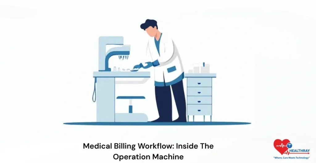 Medical Billing Workflow Inside The Operation Machine-Healthray