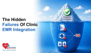 Hidden Clinic Software EMR Integration failures beneath the surface can cause data sync errors, update breakdowns, and duplicate patient records despite appearing successfully integrated.
