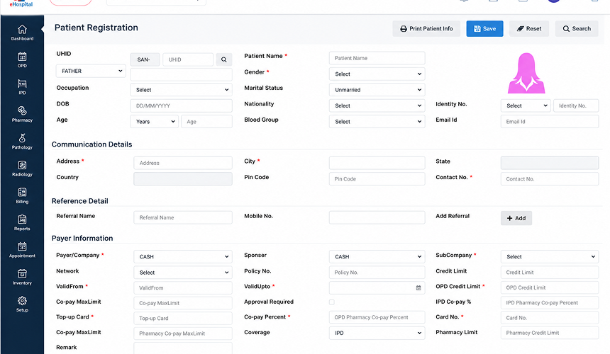 EHospital Systems Screenshot For Alternatives