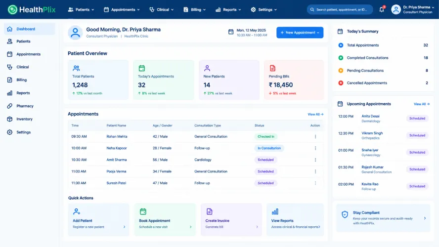 Healthplix Screenshot